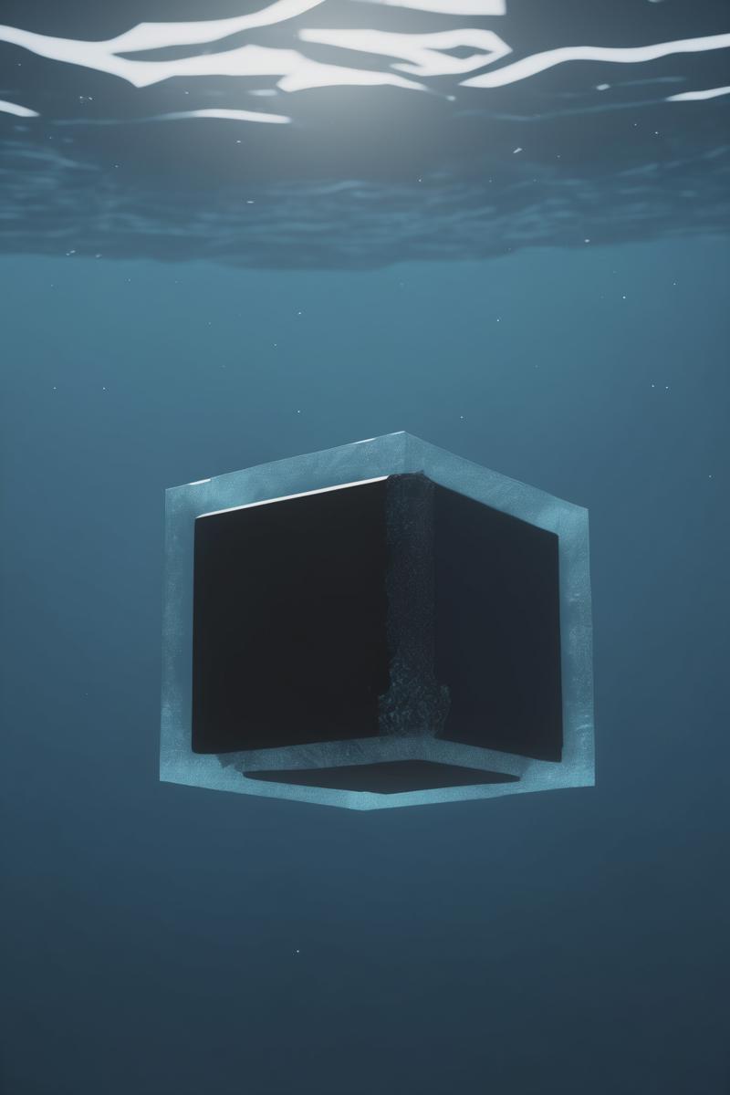 00338-4216336657-_lora_Levitating Cube_1_Levitating Cube - a computer generated image of a cube floating in the ocean.png